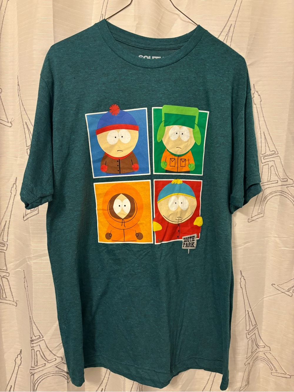 South Park Graphic Teal unisexT-Shirt